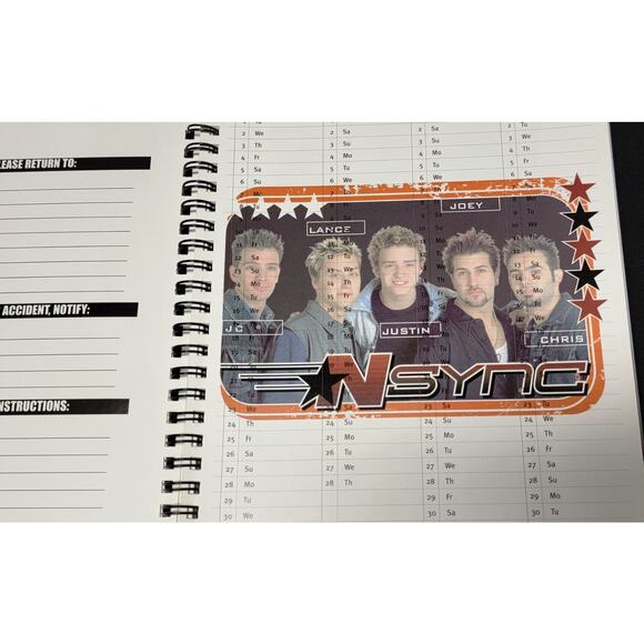 NSYNC Memorabilia Lot Collectibles Boy Band Teen Photos Concert Pass CD Calendar - Picture 6 of 16
